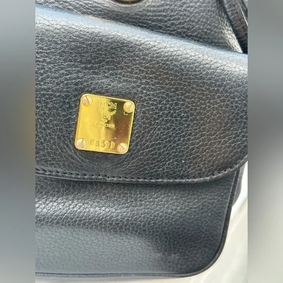 MCM leather backpack